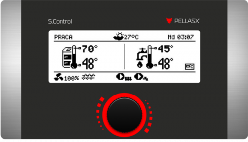 Контроллер горелки LCD PellasX S. Control с СТБ ✅ фото | купить в России с доставкой на Прогреем.рф
