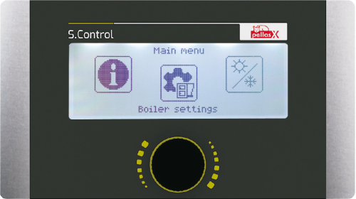 Контроллер пеллетной горелки LCD PellasX S. Control ✅ фото | купить в России с доставкой на Прогреем.рф